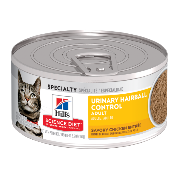 Hill's - Urinary Hairball Control Savory Chicken Entree 5.5oz