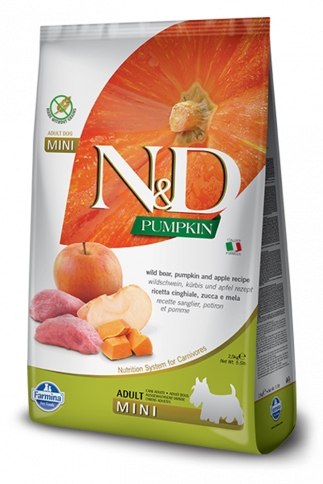 Farmina N&amp;D - Boar &amp; Apple Mini Adult - 2.5kg