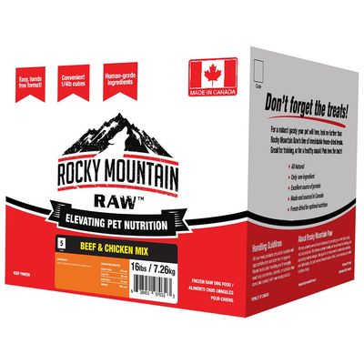 Rocky Mountain Frozen Beef &amp; Chicken Mix - 16lbs