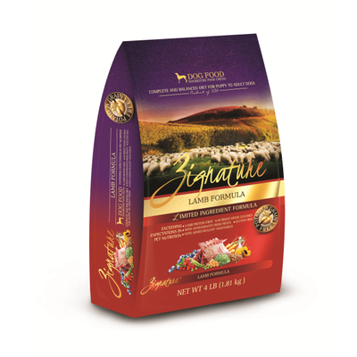 Zignature - Lamb Dry Dog Food - 4lbs
