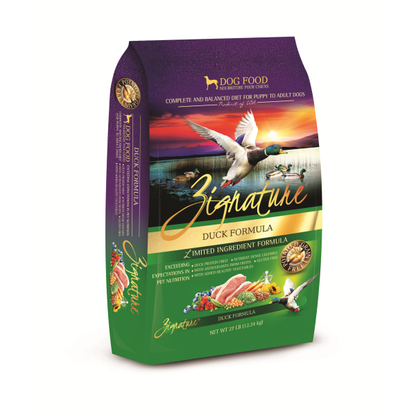 Zignature - Limited Ingredient Grain Free Duck Formula Dry Dog Food - 25lbs