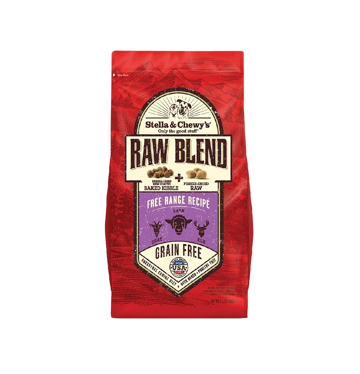 Stella &amp; Chewy's - Raw Blend - Free Range Recipe - 3.5lbs