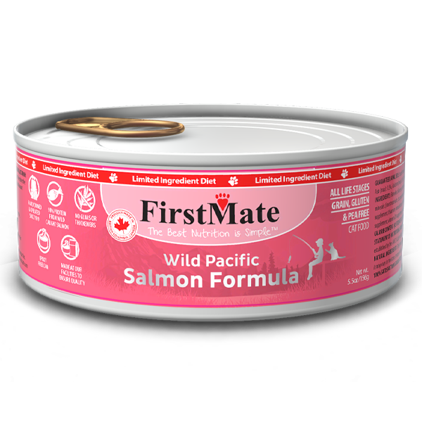 FirstMate - Wild Salmon Wet Cat Food - 156g