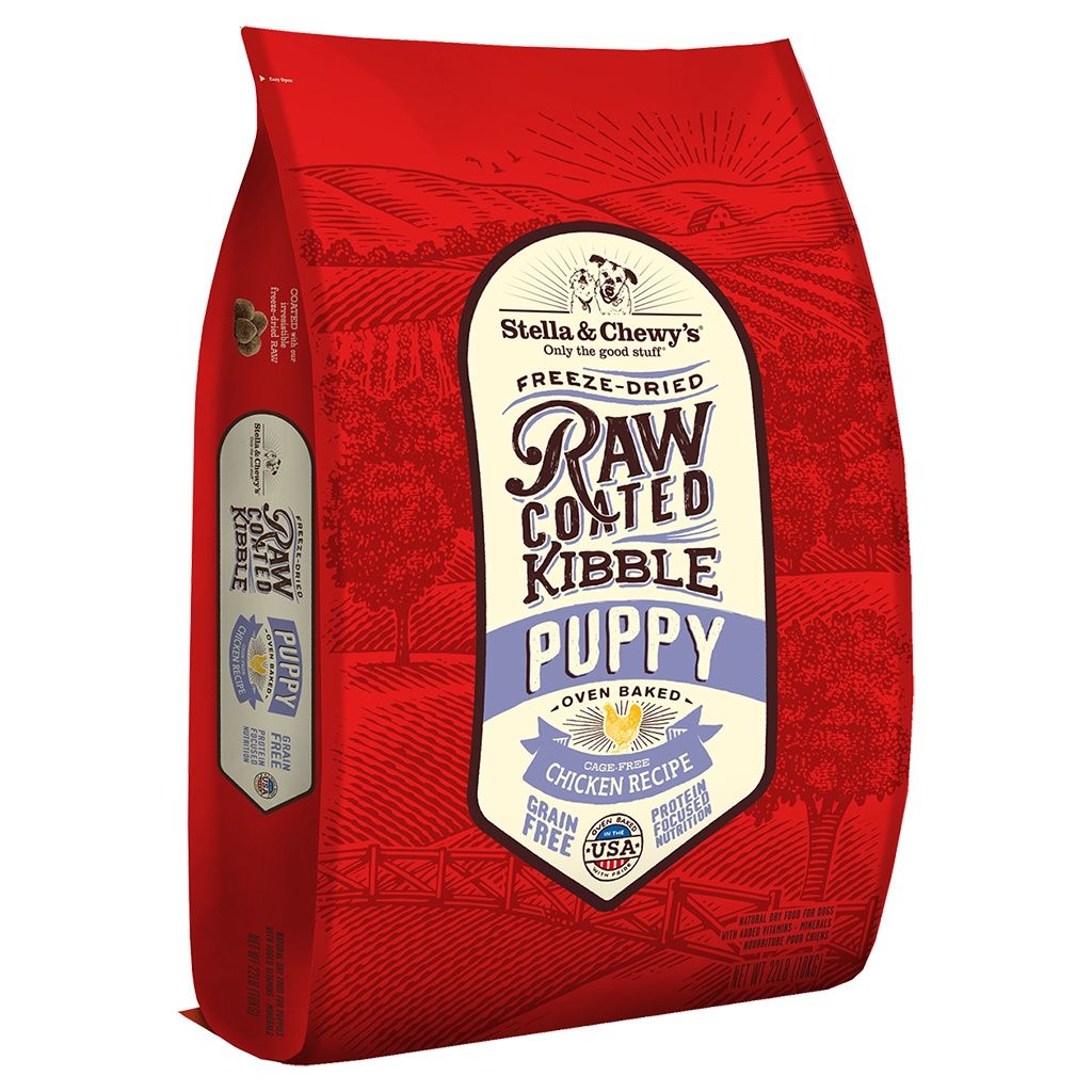 Stella &amp; Chewy's - Raw Coated Kibble - Cage Free Chicken Recipe - Puppy - 22lbs