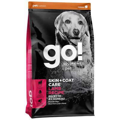 GO! - Solutions Skin + Coat Care Lamb Dry Dog Food - 25lbs