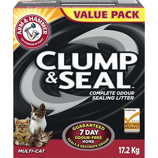 Arm &amp; Hammer Clump &amp; Seal Clumping Litter - 17.2kg