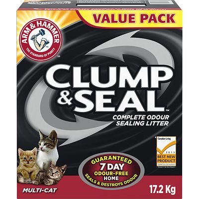 Arm &amp; Hammer Clump &amp; Seal Clumping Litter - 17.2kg