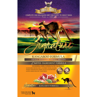 Zignature - Kangaroo Small Bite Dry Dog Food - 4lbs