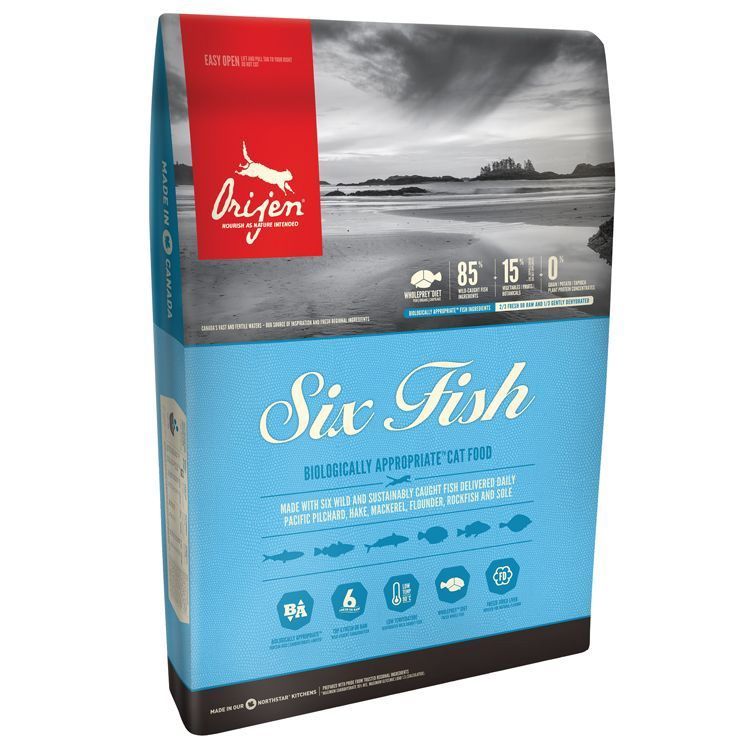 Orijen - Six Fish Dry Cat Food - 4.5kg