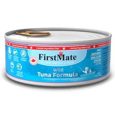 FirstMate - Grain Free Limited Ingredient Diet Wild Tuna Formula Wet Cat Food - 5.5oz