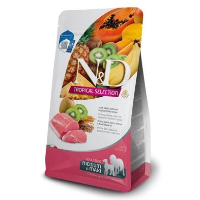 Farmina - N&amp;D Tropical - Selection Pork Adult Med/Max -  2kg