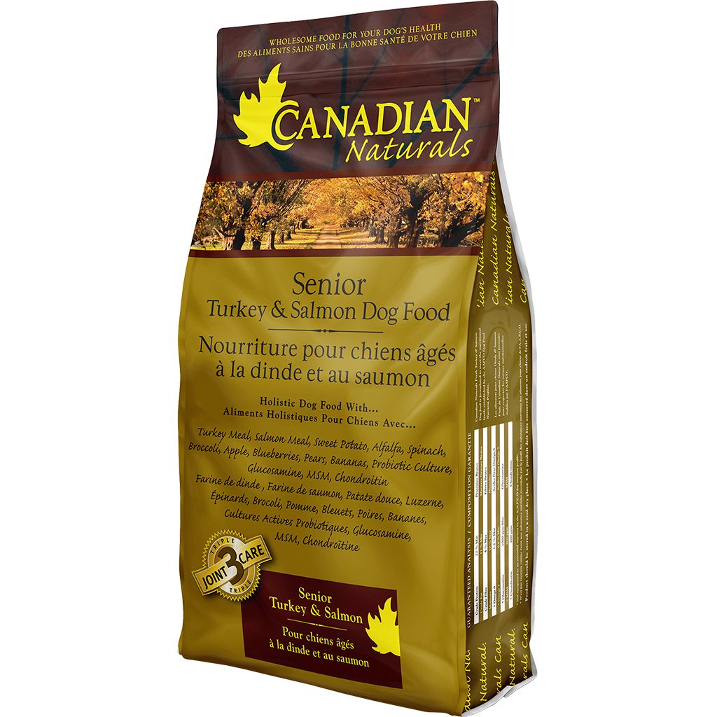 Canadian Naturals - Turkey &amp; Salmon Senior Dry Dog Food - 5lbs
