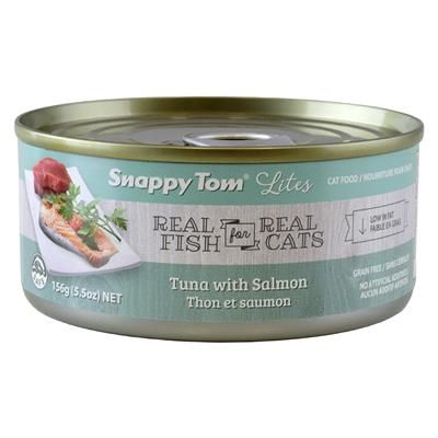 Snappy Tom - Lites - Tuna with Salmon Wet Cat Food - 156g