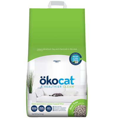 Okocat - Cat Litter Dust Free Paper Pellets - 8 lb
