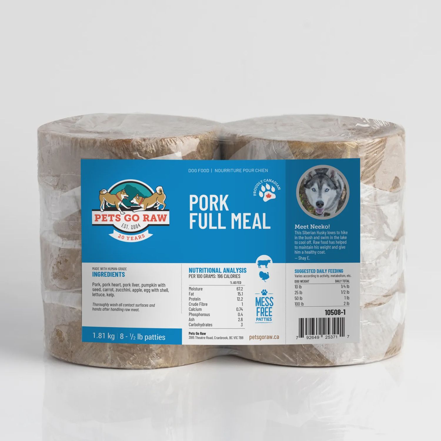 Pets Go Raw - Pork Meal Bulk - 25lbs