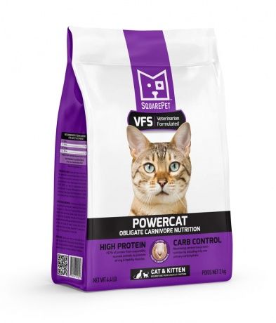 SquarePet -VFS Cat PowerCat Turkey &amp; Chicken - 2kg