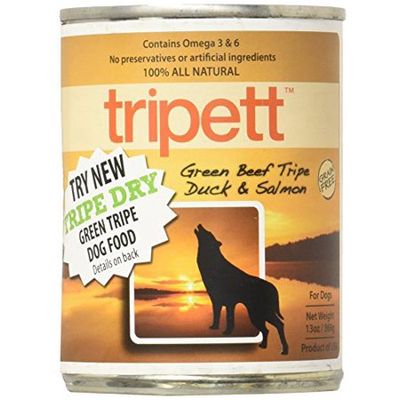 Tripett - Green Beef Tripe Duck &amp; Salmon - 14oz