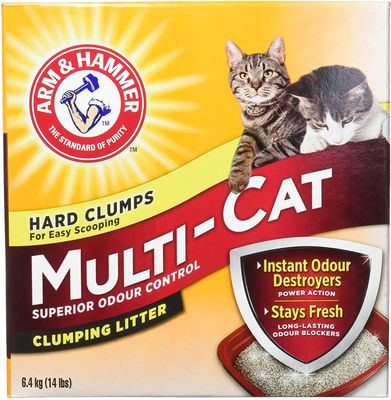 Arm &amp; Hammer Multi-Cat Clumping Litter - 6.4kg