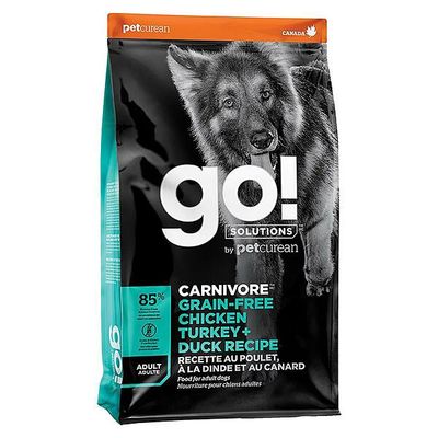 Go! Solutions - Carnivore Grain-Free Chicken, Turkey + Duck Recipe 22lb