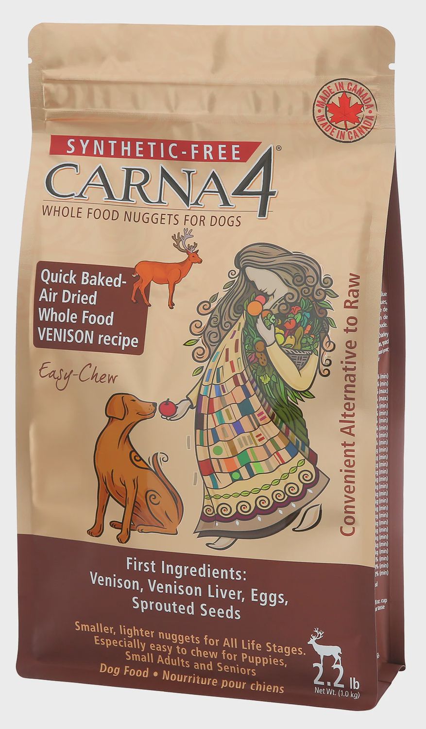 Carna4 - Dog - Venison Formula - Easy Chew - 5lbs