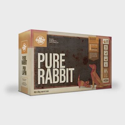 BigCountry Raw - Pure Rabbit Carton - 4lbs