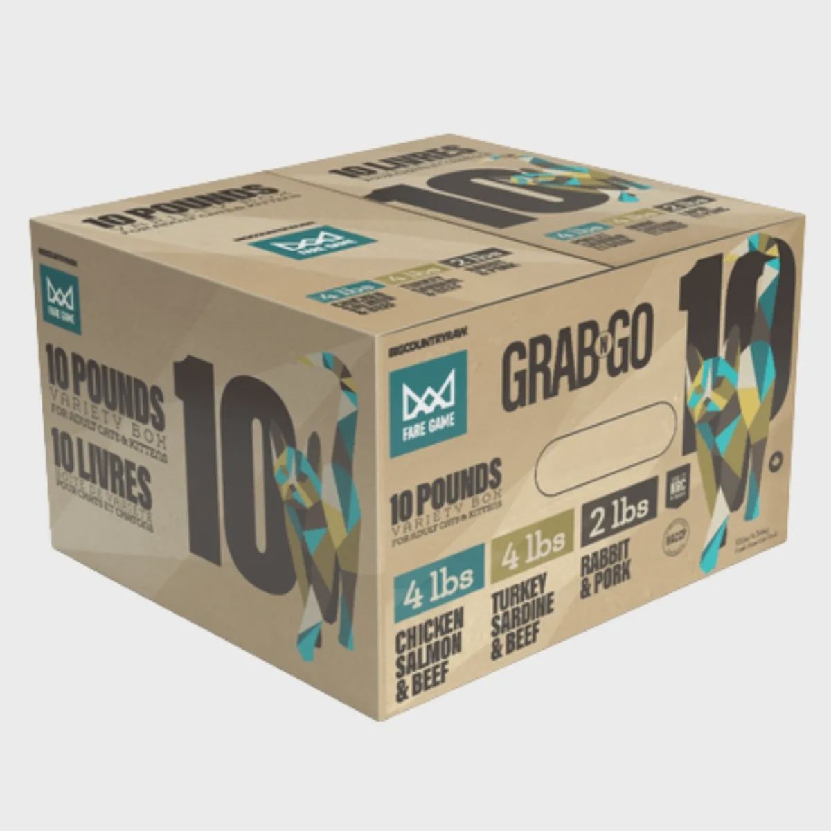 BigCountry Raw - fare Game Grab n Go - 10lbs