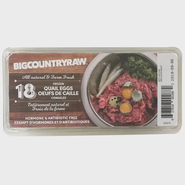 BigCountry Raw - Quail Eggs - 18pk