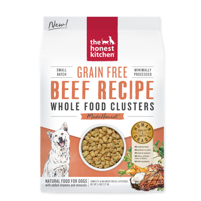 The Honest Kitchen - Dog GF Whole Food Clusters Beef - 10 lb