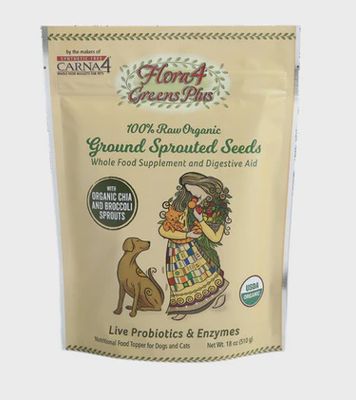 Carna4 - Ground Sprouted Seeds Greens Plus - 18oz