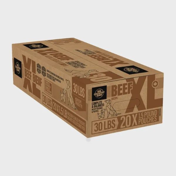 BigCountry Raw - XL Beef - 30lbs