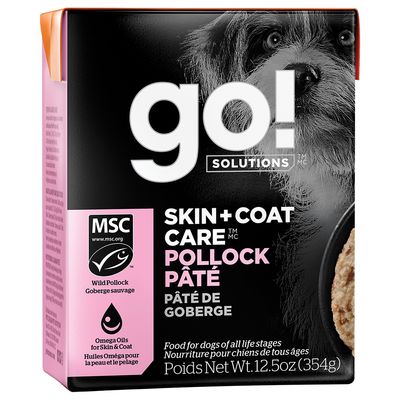 GO! Solutions - Skin + Coat Care Pollock Pate - 12.5oz
