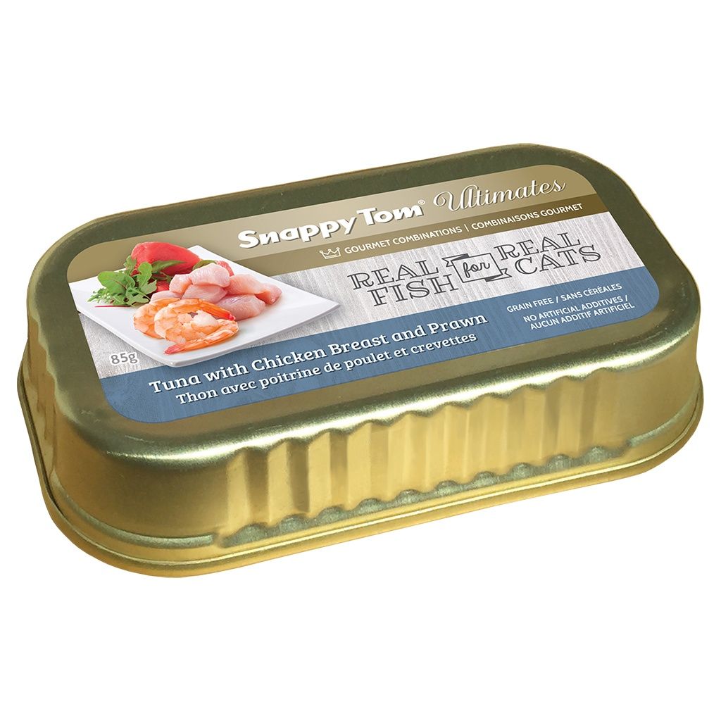 Snappy Tom - Ultimate Tuna w/ Chicken Breast &amp; Prawn Wet Cat Food - 85g