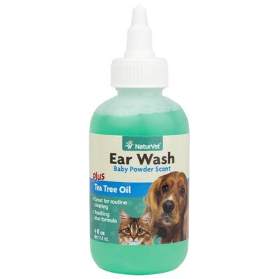 Naturvet - Ear Wash Tea Tree Oil -  4oz