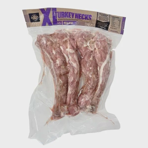 BigCountry Raw - XL Turkey Necks - 4pk