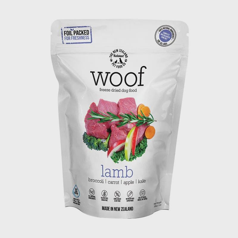 NZ Natural Pet Food Co - Freeze Dried - Food - Woof - Lamb - 280g