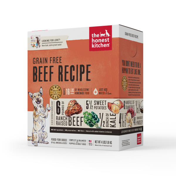 The Honest Kitchen - Dog Dehydrated GF Beef - 4 lb
