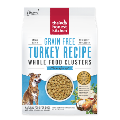 The Honest Kitchen -  Dog GF Whole Food Clusters Turkey - 5 lb