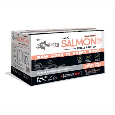 Iron Will Raw - GF Basic Salmon Single Protein - 6/1lb