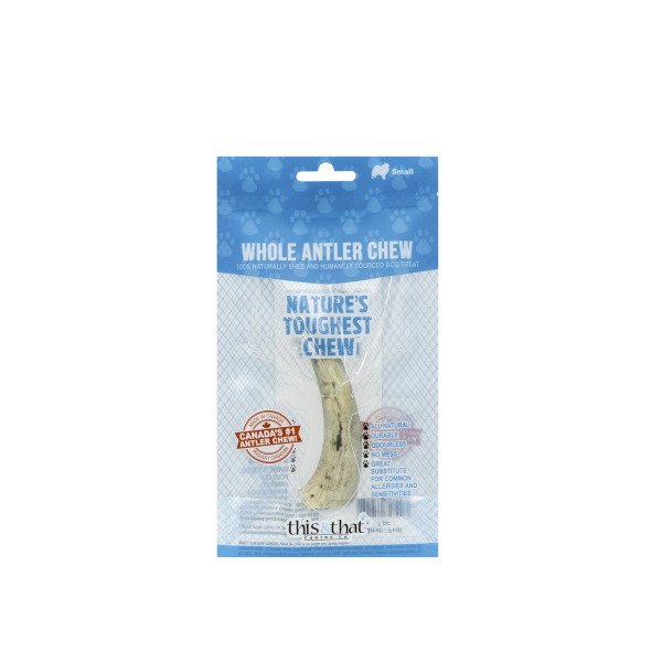This &amp; That - Whole Antler Chew - Small