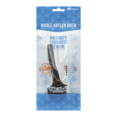 This &amp; That - Whole Antler Chew - Medium