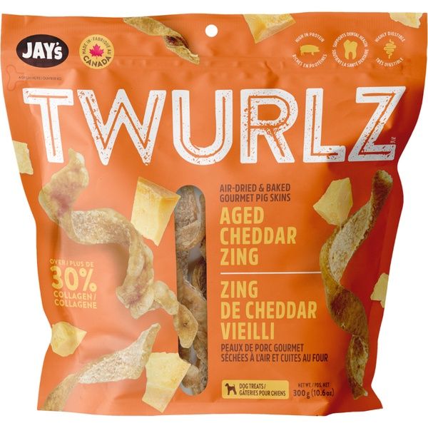 Jay's -Twurlz Aged Cheddar -  75GM