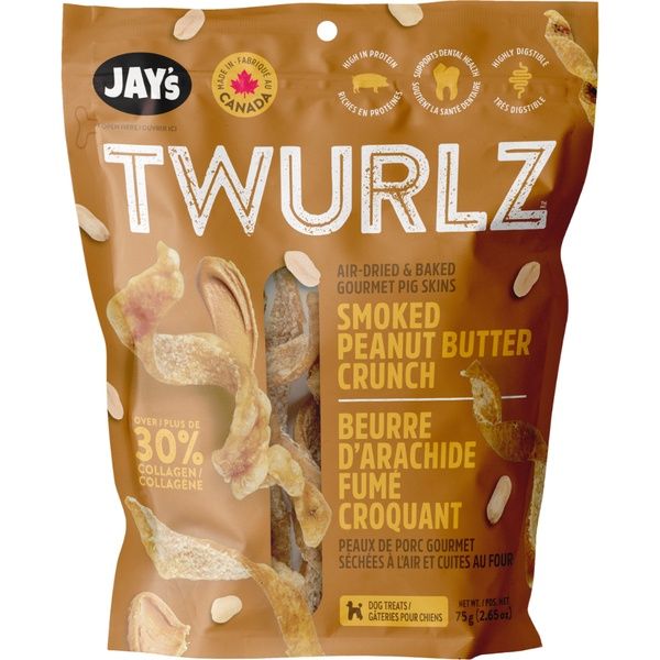Jay's - Twurlz Smoked Peanut Butter - 75GM