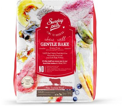 Sunday Pets - Gentle Bake GF New Zealand Beef - 1.3kg