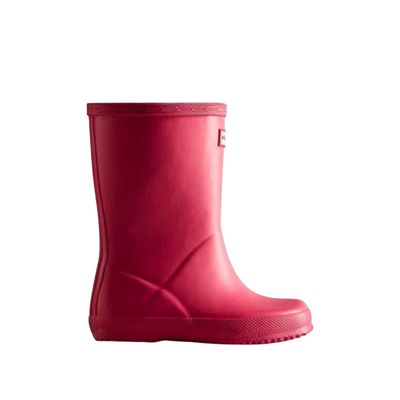 Hunter Little Kids Original First Classic Boot Bright Pink
