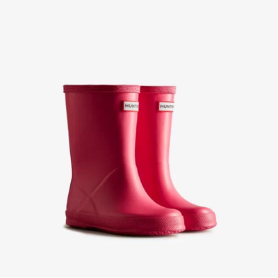 Hunter Little Kids Original First Classic Boot Bright Pink
