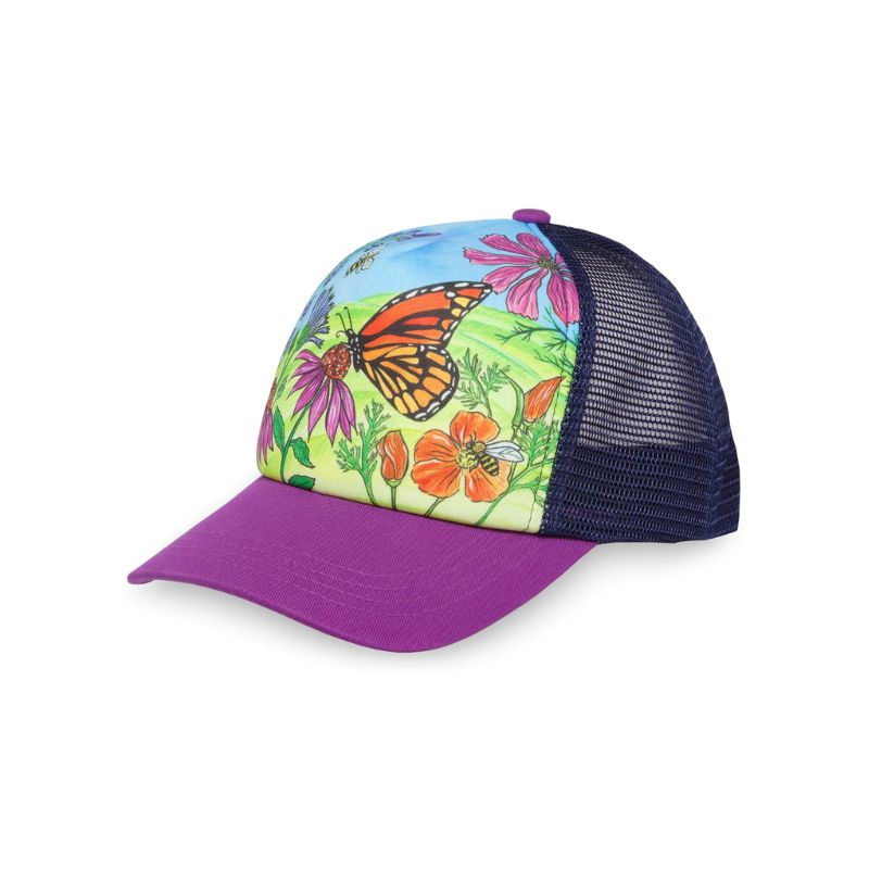 Sunday Afternoons Trucker Hat Butterfly &amp; Bee