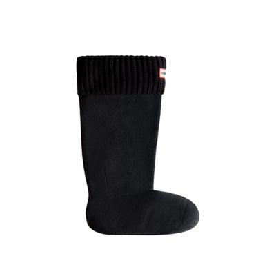Hunter Half Cardigan Boot Socks Black