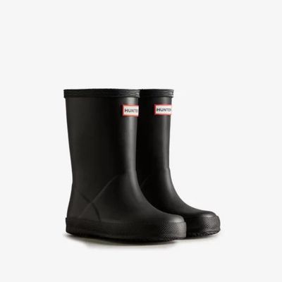Hunter Little Kids Original First Classic Boot Black