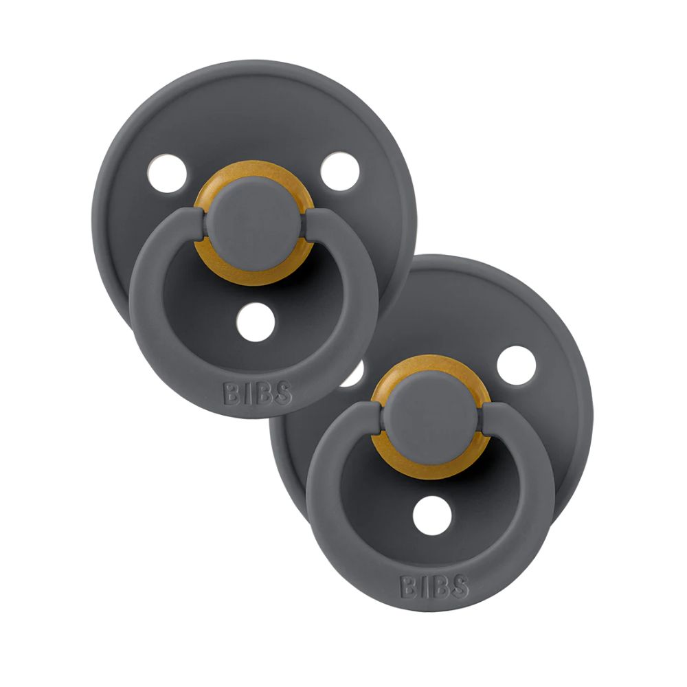 BIBS Pacifier OG Latex 2pk Iron