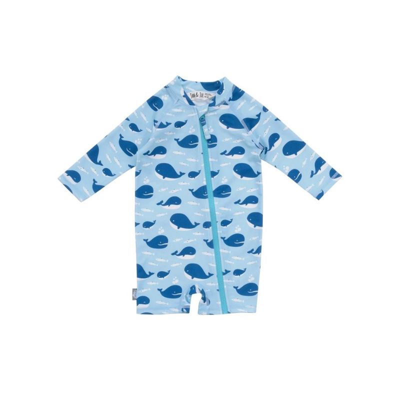 Jan &amp; Jul 1pc UV Suit Blue Whale